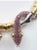 Ruby Red Cleopatra Style Necklace 20 Carat Red Garnet Blue Topaz Sterling Silver Gold Double Snake Branch For Sale - Image 8 of 12