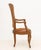 Set of Five Italian Provincial Style Cane-Paneled Walnut Dining Chairs For Sale - Image 14 of 15