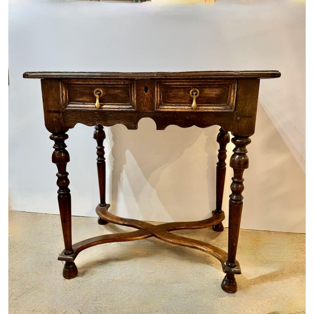 William and Mary Oak Writing Table, C. 1690-1700 4 For Sale - Image 13 of 13