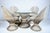 Russell Woodard Tan toned Geometric Spun Fiberglass Cafe Set of 4. Featuring sturdy, balanced, woven Light Khaki Spun...