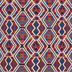 Schumacher X A Rum Fellow Chahal Hand Woven Brocade Fabric in Carnival