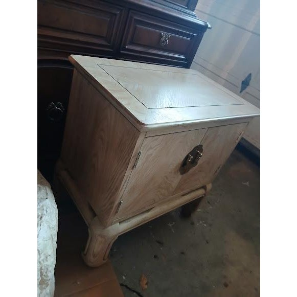 Altavista Lane Vintage Altavista Lane Ming Style Cream Asian Cabinet For Sale - Image 4 of 7