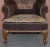 Antique Victorian Wingback Armchair with Embroidered Upholstery, 1840s For Sale - Image 8 of 18