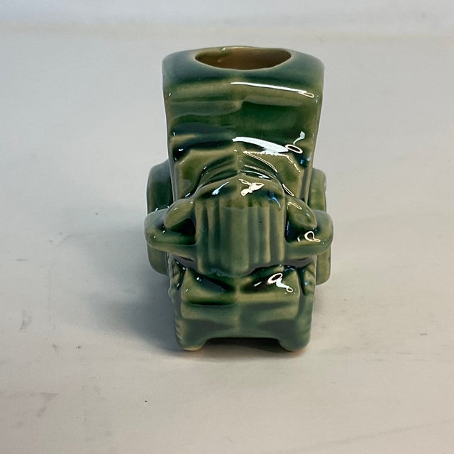 Mid-Century Modern 1950s Mid-Century Boho Chic Americana Ceramic Car Toothpick Holder For Sale - Image 3 of 9