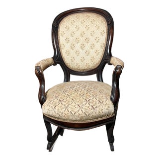 Late 19th Century Victorian Rocking Chair For Sale