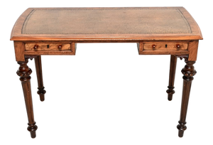 Antique Victorian Burr Walnut Writing Table, 1840