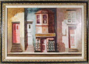 Philippe Alfieri, Chez Vito, Oil on Canvas, Signed l.r.