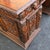 An exceptional and monumental French Renaissance Revival partner's desk crafted in richly figured walnut, circa 1900....