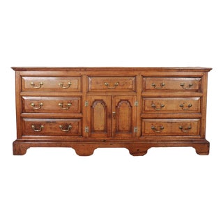 Antique Dresser Base in Oak, 1700s For Sale