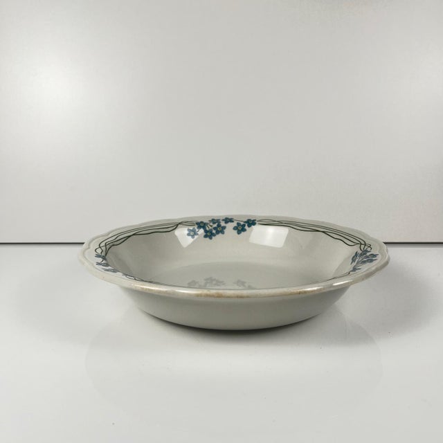 Souvenir Shallow Dish from Sarreguemines, 1890s For Sale - Image 3 of 10