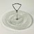Indiana Glass Company Mid 20th Century Hollywood Regency Boho Chic Glass Diamond Point Bon Bon Plate. For Sale - Image 4 of 8