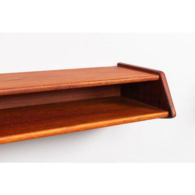 No. 24 Floating Nightstands in Teak by Aksel Kjersgaard, Odder, Denmark 1960, Set of 2 For Sale - Image 11 of 15