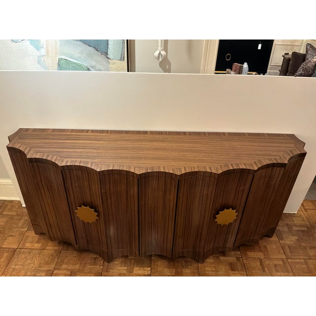 Modern Revelation Grand Flute 4 Door Cabinet For Sale - Image 3 of 10