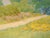 California Golden Poppies and Blue Oaks - Rural Landscape in Watercolor on Paper by Marie English Williams For Sale In Monterey, CA - Image 6 of 10