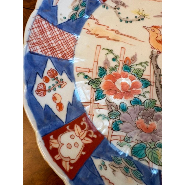 Antique Japanese Meiji Imari Porcelain Plates, 1900, Set of 2 For Sale - Image 10 of 17
