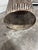 Gray Rustic Industrial Metal Outdoor Chairs - A Pair For Sale - Image 8 of 9