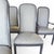 Late 20th Century Set of Six Reupholstered Grey Wood Dining Chairs For Sale - Image 12 of 18