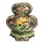 1950s Italian Flora & Fauna Lamp For Sale