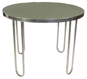 Bauhaus Style Tubular Steel Table by Artur Drozd