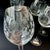 Vintage Toscany Hand Blown Wine Glasses Set of 5 – Romanian Mid-Century Floral Cut Crystal Stemware - Toy57 Pattern For Sale In Miami - Image 6 of 8