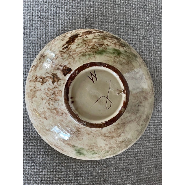 Ceramic Ceramic Plate in the Style of Puigdemont For Sale - Image 7 of 8