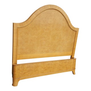 Thomasville "Bogart" Queen Size Burlwood Bed For Sale