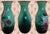 Antique Zeh, Scherzer & Co. German Green Porcelain Vase With Floral Motif For Sale - Image 17 of 18