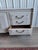 1970s French Provincial Dresser in Soft White With Carved Detailing and Cabinet Storage For Sale In Denver - Image 6 of 9