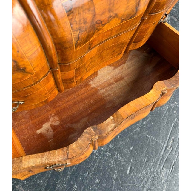 Late 1900s Italian Burl Secretary For Sale - Image 15 of 17
