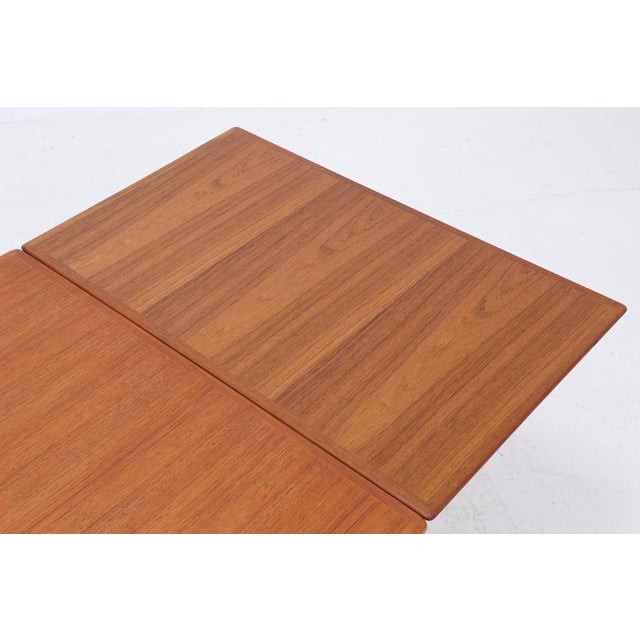 Wood Danish Extendable Model 54 Teak Dining Table by Omann Jun, 1960s For Sale - Image 7 of 13