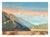 Contemporary Mid Century Desert Mountain Landscape by Faith Dougherty For Sale - Image 3 of 4