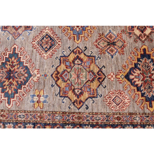 Pak Kazak Rug 5'1'' X 6'6'' For Sale - Image 9 of 10