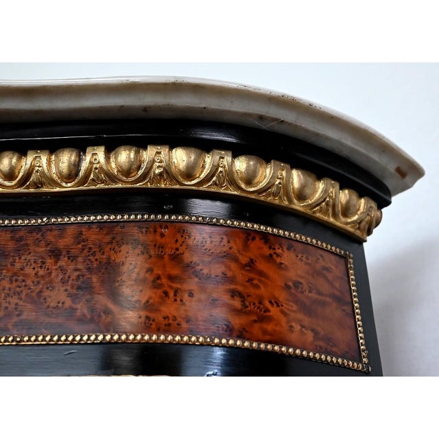 Napoleon III Cedar Burr Wood Buffet, Mid-19th Century For Sale - Image 6 of 18
