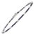 Enhance your jewelry collection with this sleek and sophisticated Blue Sapphire Tennis Bracelet, beautifully handcrafted...
