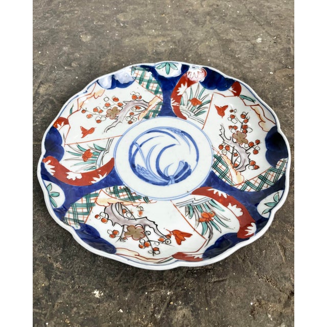 Japanese Antique Imari Plate For Sale - Image 3 of 10