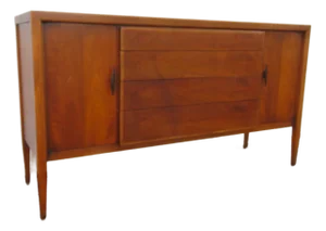 Century Mid Century Modern Long Credenza Sideboard Media Console 6299