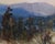 Colorado Evening, ca. 2010 by Naum Katsenelson | Watercolor on paper of a mountain landscape at dusk For Sale