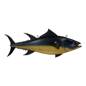 Carved Tuna Fish with Painted Finish