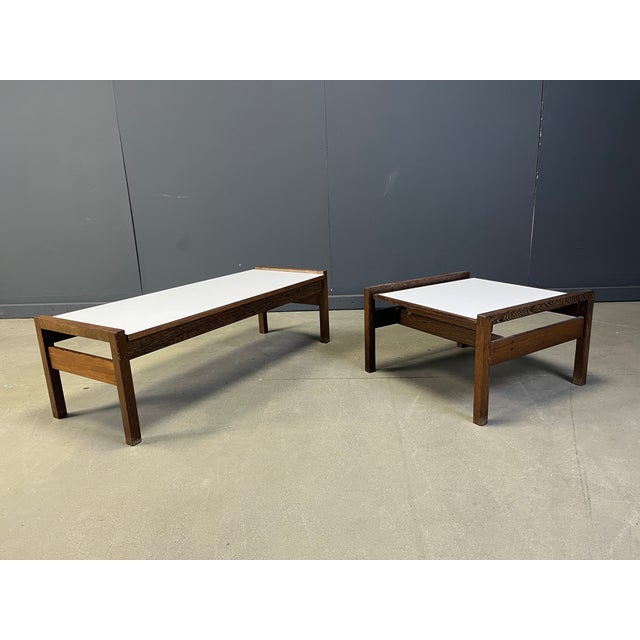 Belgian Coffee Tables in Wenge from Beaufort, 1960s, Set of 2 For Sale - Image 12 of 12