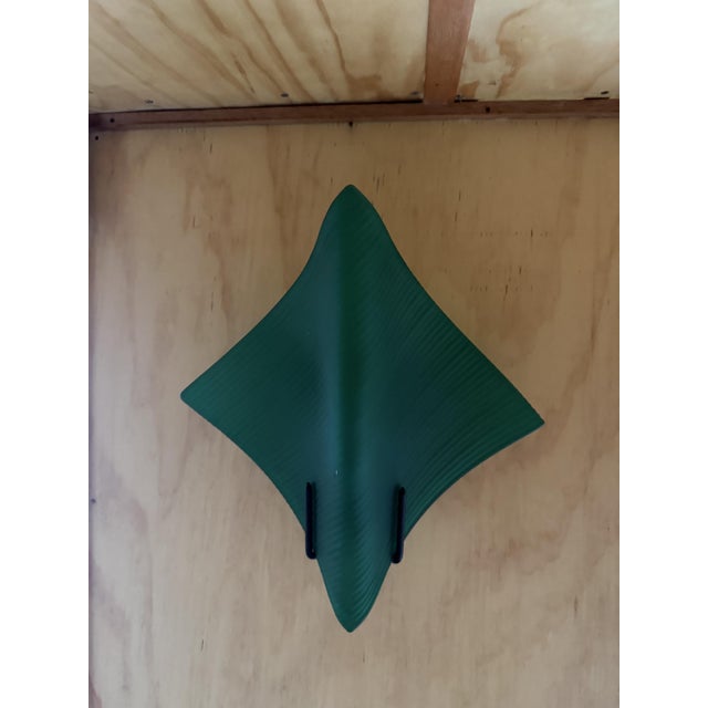 1980s Vintage Geco Green Frosted Glass Wall Sconce by Paolo Piva for Stefano Cevoli, 1980s For Sale - Image 5 of 18