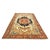 Persian Serapi Wool 7x11 Rust, Navy, Tan, & Ivory Handmade Area Rug #9902841
