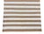 Handmade Cotton Runner, Tan and White Striped Rug, Vegetable Dyed Dhurrie Runner -3'x10' For Sale - Image 10 of 11