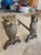 antique cast brass owl andirons.. from the late 1880s. The brass owls are hard to find. Typically, they are made from cast...