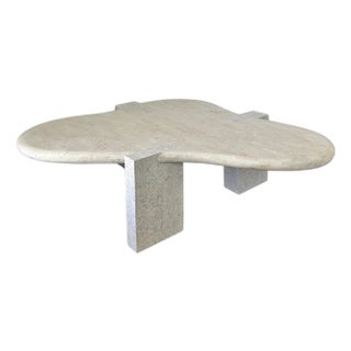 Biomorphic Tessellated Stone Coffee Table by Maitland-Smith, 1970s Vintage For Sale