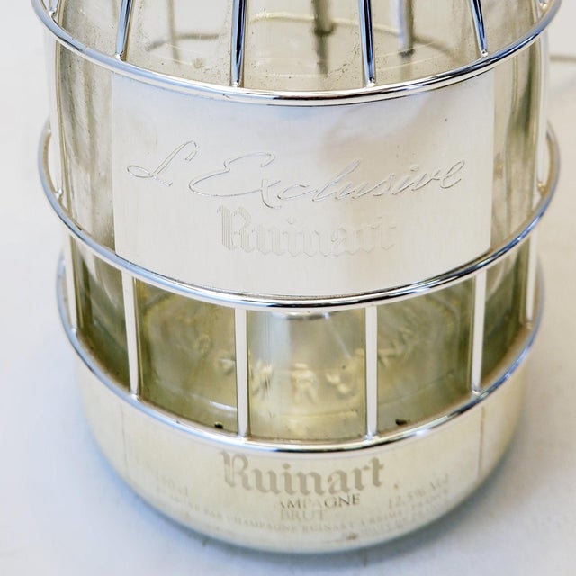 Decanter Table Lamp by Maison Christofle for Ruinart, 1980s For Sale - Image 6 of 18