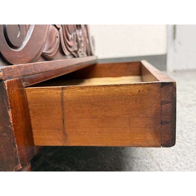 Canterbury Mahogany Magazine Rack, 19th Century For Sale - Image 11 of 12