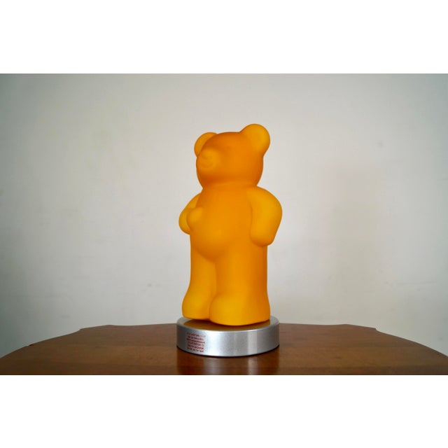 Mid-Century Modern 1990’s Postmodern Pop Art Lumibear Glass Table Lamp For Sale - Image 3 of 12