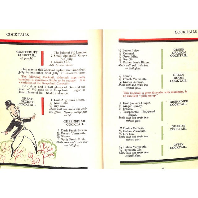 "The Savoy Cocktail Book" 1936 Craddock, Harry [Inscribed] For Sale In New York - Image 6 of 11