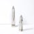 Metal Pair of Mid-Century Modern Platinum Plated Obelisk Sculptures Signed Jaru For Sale - Image 7 of 11