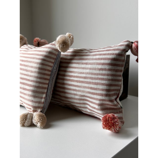Schumacher, Nina Campbell, Samuel & Sons Lavender-Filled Decorative Pillows - Collection of 2 (1 Large, 1 Small) For Sale In Washington DC - Image 6 of 12